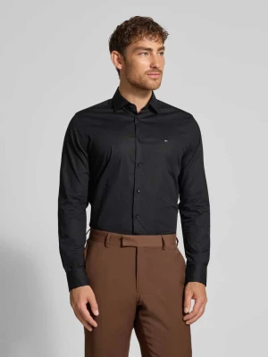 Koszula biznesowa o kroju slim fit z listwą guzikową Tommy Hilfiger Tailored