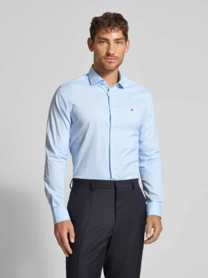 Koszula biznesowa o kroju slim fit z listwą guzikową Tommy Hilfiger Tailored