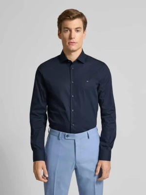 Koszula biznesowa o kroju slim fit z listwą guzikową Tommy Hilfiger Tailored