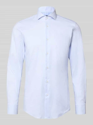 koszula biznesowa o kroju slim fit z mieszanka bawełny model 'H-HANK-SP' Boss Błękitny