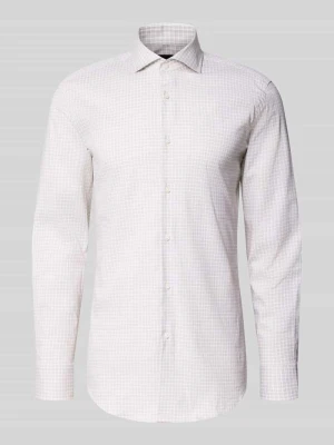 koszula biznesowa o kroju slim fit z mieszanka bawełny model 'H-HANK-SP' Boss Piaskowy