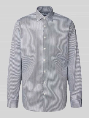 Koszula biznesowa o kroju slim fit z mieszanki bawełny model 'FILIP' Selected Jasnoszary