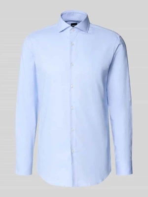 Koszula biznesowa o kroju slim fit z mieszanki bawełny model 'H-HANK-SP-C1' Boss