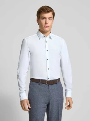 Koszula biznesowa o kroju slim fit z mieszanki bawełny model ‘HANK’ Boss