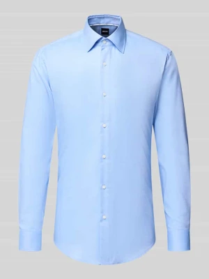 Koszula biznesowa o kroju slim fit z mieszanki bawełny model ‘HANK’ Boss