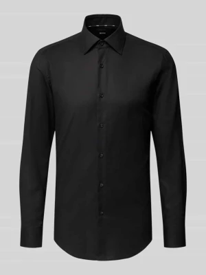 Koszula biznesowa o kroju slim fit z mieszanki bawełny model ‘HANK’ Boss