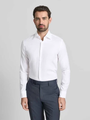 Koszula biznesowa o kroju slim fit z mieszanki bawełny model ‘HANK’ Boss