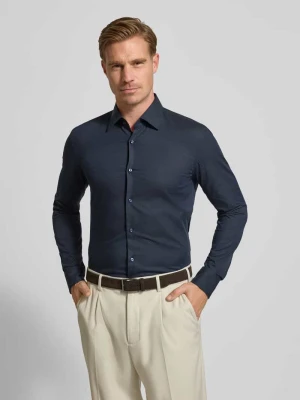 Koszula biznesowa o kroju slim fit z mieszanki bawełny model ‘HANK’ Boss