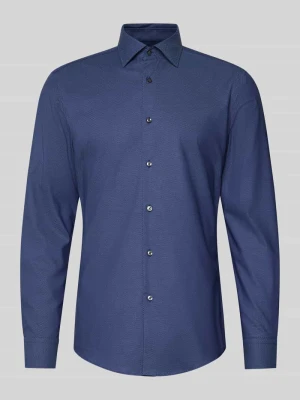 Koszula biznesowa o kroju slim fit z mieszanki bawełny model ‘HANK’ Boss