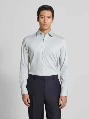 Koszula biznesowa o kroju slim fit z mieszanki bawełny model ‘HANK’ Boss