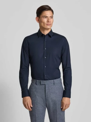 Koszula biznesowa o kroju slim fit z mieszanki bawełny model ‘HANK’ Boss