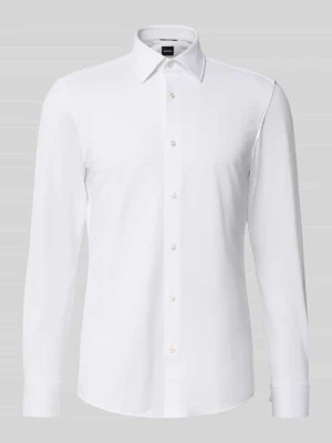 Koszula biznesowa o kroju slim fit z mieszanki bawełny model 'P-Hank-K-261' Boss Biały