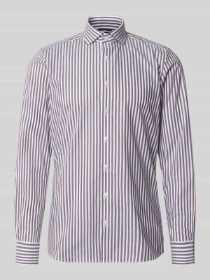 Koszula biznesowa o kroju slim fit z mieszanki bawełny OLYMP Level 5 Czerwony