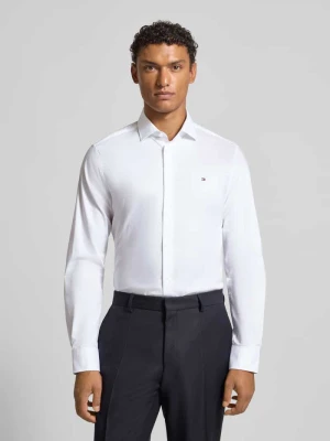 Koszula biznesowa o kroju slim fit z mieszanki bawełny Tommy Hilfiger Tailored