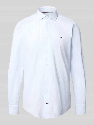 Koszula biznesowa o kroju slim fit z mieszanki bawełny Tommy Hilfiger Tailored