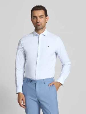 Koszula biznesowa o kroju slim fit z mieszanki bawełny Tommy Hilfiger Tailored
