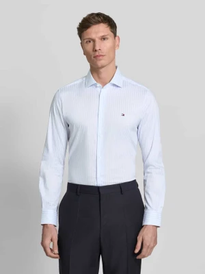 Koszula biznesowa o kroju slim fit z mieszanki bawełny Tommy Hilfiger Tailored