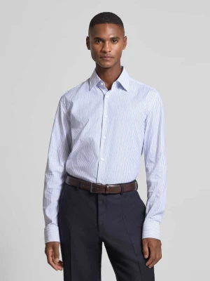 Koszula biznesowa o kroju slim fit z oddychającego materiału model ‘HANK’ Boss