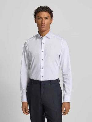 Koszula biznesowa o kroju slim fit z popeliny OLYMP Level Five