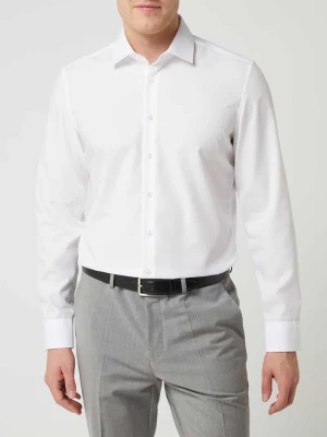 Koszula biznesowa o kroju slim fit z popeliny seidensticker