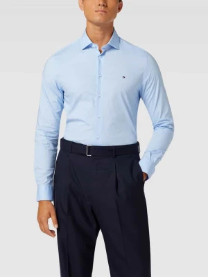 Koszula biznesowa o kroju slim fit z popeliny Tommy Hilfiger Tailored