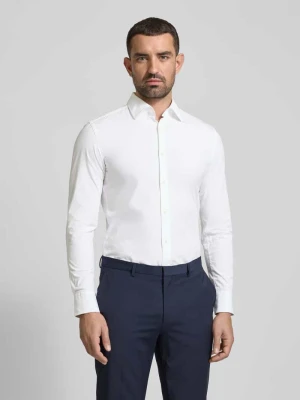 Koszula biznesowa o kroju slim fit z popeliny z dodatkiem streczu Boss