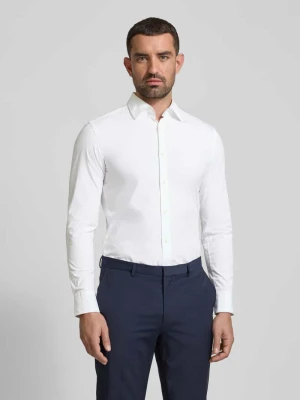 Koszula biznesowa o kroju slim fit z popeliny z dodatkiem streczu Boss