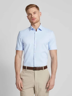 Koszula biznesowa o kroju slim fit z rękawem o dł. 1/2 Jake*s