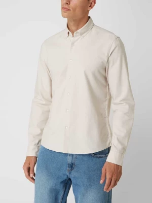 Koszula biznesowa o kroju slim fit z tkaniny Oxford CK Calvin Klein