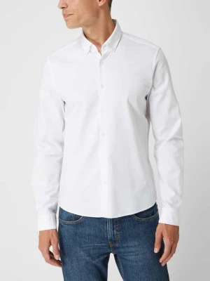 Koszula biznesowa o kroju slim fit z tkaniny Oxford CK Calvin Klein