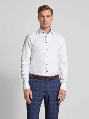 Koszula biznesowa o kroju slim fit z tkaniny two-ply z bardzo długim rękawem Jake*s