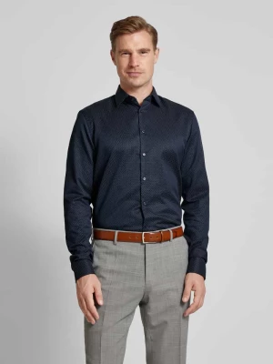 Koszula biznesowa o kroju slim fit z tkaniny two-ply z bardzo długim rękawem Jake*s