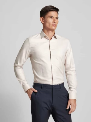 Koszula biznesowa o kroju slim fit z tkaniny two-ply z kołnierzykiem typu kent Jake*s