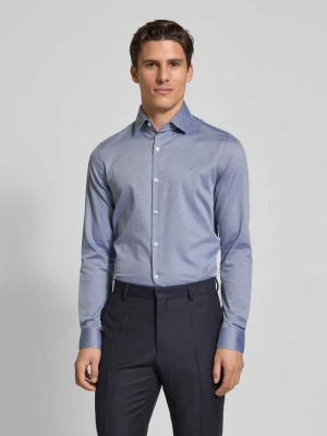 Koszula biznesowa o kroju slim fit z wyhaftowanym logo model ‘Harrison’ CK Calvin Klein