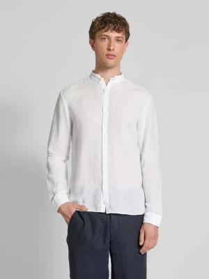 Koszula biznesowa o kroju slim fit ze stójką model ‘Elvory’ HUGO