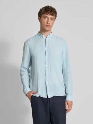 Koszula biznesowa o kroju slim fit ze stójką model ‘Elvory’ HUGO
