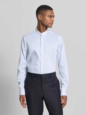 Koszula biznesowa o kroju Slim Fit ze stójką OLYMP Level Five