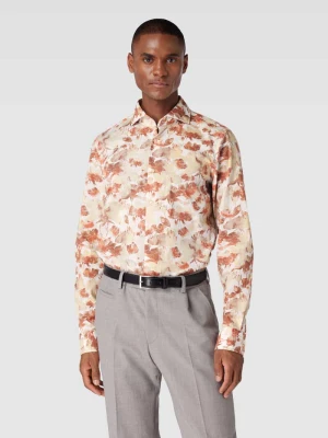 Koszula biznesowa o kroju slim fit ze wzorem na całej powierzchni model ‘Pai’ JOOP! Collection