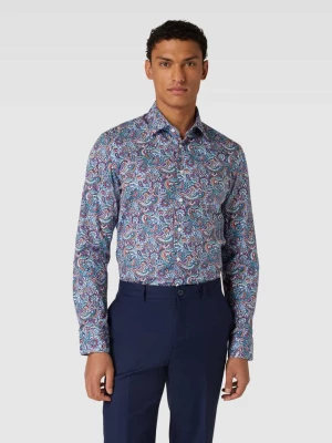 Koszula biznesowa o kroju slim fit ze wzorem na całej powierzchni seidensticker