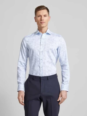 Koszula biznesowa o kroju slim fit ze wzorem paisley Eterna