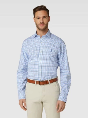 Koszula biznesowa o kroju slim fit ze wzorem w kratkę Polo Ralph Lauren