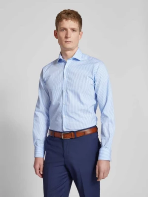 Koszula biznesowa o kroju slim fit ze wzorem w paski model ‘MOSS’ Bruun & Stengade