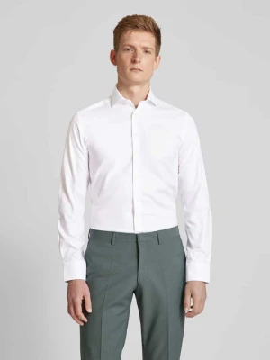 Koszula biznesowa o kroju super slim fit z kołnierzykiem typu cutaway Bruun & Stengade