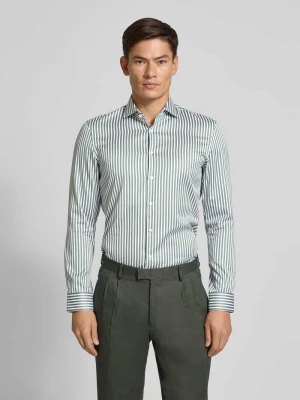 Koszula biznesowa o kroju super slim fit z kołnierzykiem typu cutaway Jake*s
