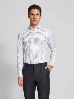 Koszula biznesowa o kroju super slim fit z kołnierzykiem typu cutaway Jake*s