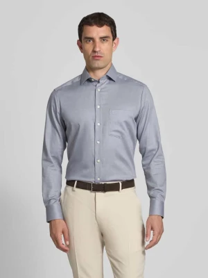 Koszula biznesowa o kroju Super Slim Fit z kołnierzykiem typu kent Olymp