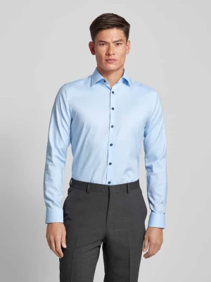 Koszula biznesowa o kroju super slim fit z oddychającego materiału Comfort Stretch OLYMP No. Six