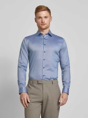 Koszula biznesowa o kroju Super Slim Fit z kołnierzykiem typu kent OLYMP No. Six