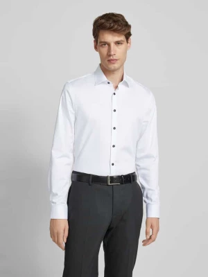 Koszula biznesowa o kroju Super Slim Fit z kołnierzykiem typu kent OLYMP No. Six