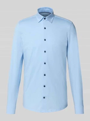 Koszula biznesowa o kroju super slim fit z kołnierzykiem typu kent OLYMP No. Six
